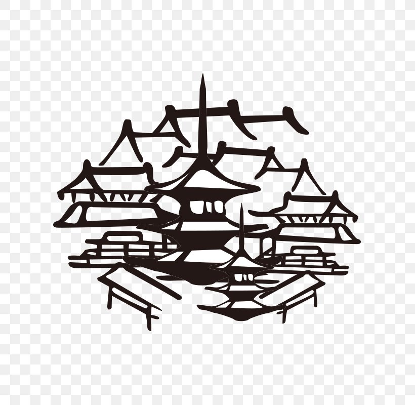 Japan Architecture Illustration, PNG, 800x800px, Japan, Architecture, Art, Black And White, Brand Download Free