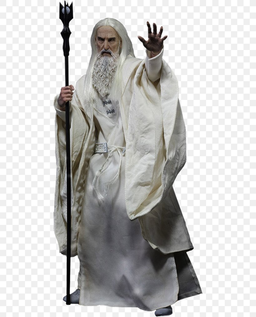 Saruman The Lord Of The Rings: The Fellowship Of The Ring The Hobbit, PNG, 480x1015px, 16 Scale Modeling, Saruman, Action Toy Figures, Costume, Figurine Download Free