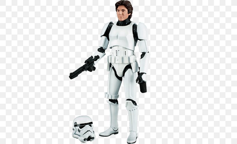 Figurine Han Solo Stormtrooper Lando Calrissian Luke Skywalker, PNG, 500x500px, Figurine, Action Figure, Action Toy Figures, Baseball Equipment, Blaster Download Free