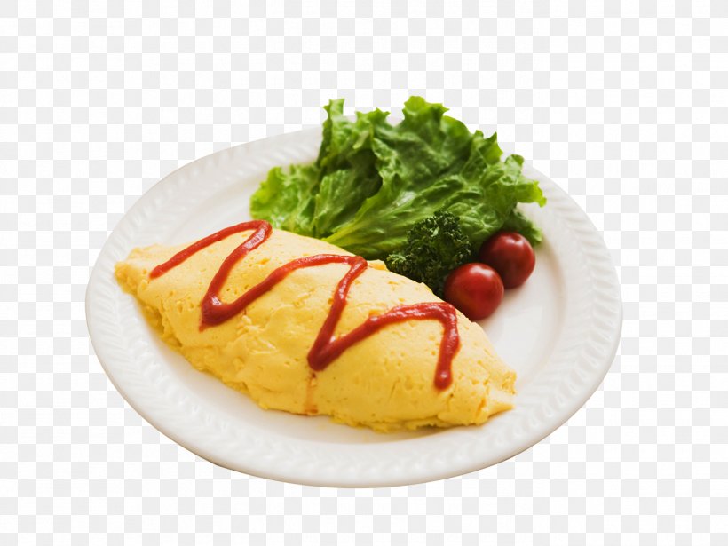 Omelette Omurice Japanese Cuisine Fried Rice Fried Egg, PNG, 1371x1029px, Omelette, Asian Food, Breakfast, Cooking, Cuisine Download Free