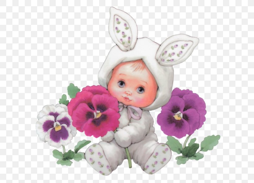 Easter Bunny Love Resurrection Of Jesus Infant, PNG, 650x590px, Easter, Child, Easter Bunny, Easter Postcard, Flower Download Free