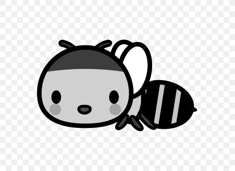 Honey Bee Black And White Insect, PNG, 600x600px, Bee, Black, Black And White, Cartoon, Coloring Book Download Free