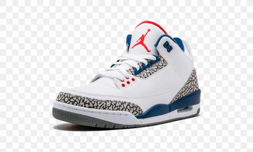 Air Jordan 3 Retro Og 854262 001 Sports Shoes Nike, PNG, 1000x600px, Air Jordan, Athletic Shoe, Basketball Shoe, Blue, Brand Download Free