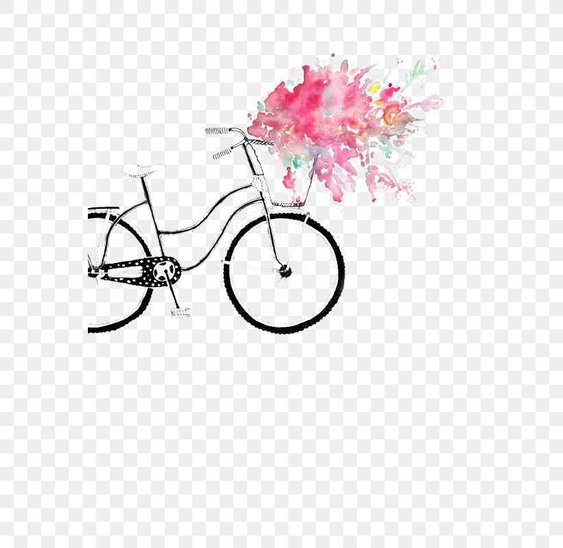 Bicycle Cycling Scooter Motorcycle Greeting Card, PNG, 564x798px, Bicycle, Bicycle Accessory, Bicycle Frame, Bicycle Trailer, Bicycle Wheel Download Free