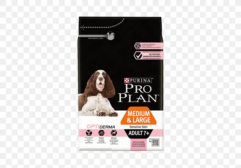 Dog Food Nestlé Purina PetCare Company Pro Plan Medium Puppy Sensitive Skin Rich In Salmon Purina Dog Optiderma Adult 7+ Medium, PNG, 460x571px, Dog, Dog Food, Dog Like Mammal, Fodder, Food Download Free