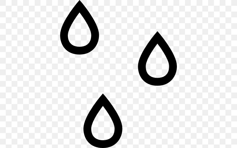 Drop Rain Symbol Meteorology Clip Art, PNG, 512x512px, Drop, Area, Black, Black And White, Brand Download Free