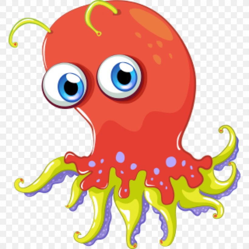 Octopus Royalty-free Stock Photography, PNG, 1024x1024px, Octopus, Cartoon, Cephalopod, Drawing, Invertebrate Download Free