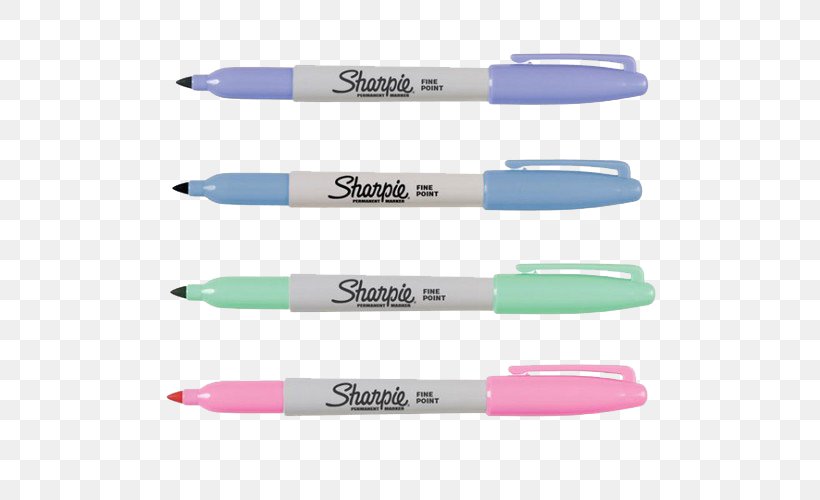 Paper Sharpie Marker Pen Permanent Marker, PNG, 500x500px, Paper, Ball Pen, Color, Glass, Highlighter Download Free