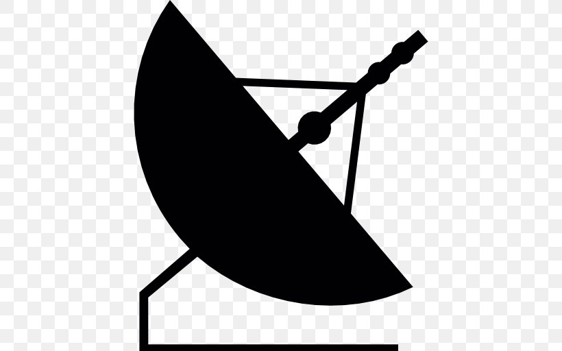 Parabolic Antenna Aerials Satellite Dish Clip Art, PNG, 512x512px, Parabolic Antenna, Aerials, Artwork, Black, Black And White Download Free