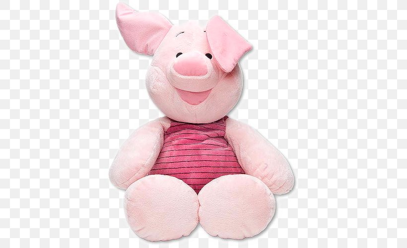 Pig Plush Stuffed Animals & Cuddly Toys Textile Pink M, PNG, 500x500px, Pig, Material, Pig Like Mammal, Pink, Pink M Download Free