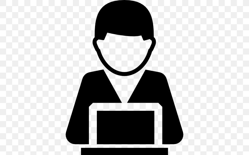 Laptop User Download, PNG, 512x512px, Laptop, Avatar, Black And White, Computer, Computer Monitors Download Free