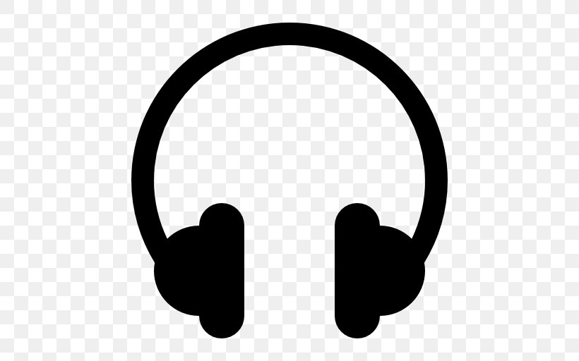 Headphones Headset, PNG, 512x512px, Headphones, Audio, Audio Equipment, Black And White, Headset Download Free
