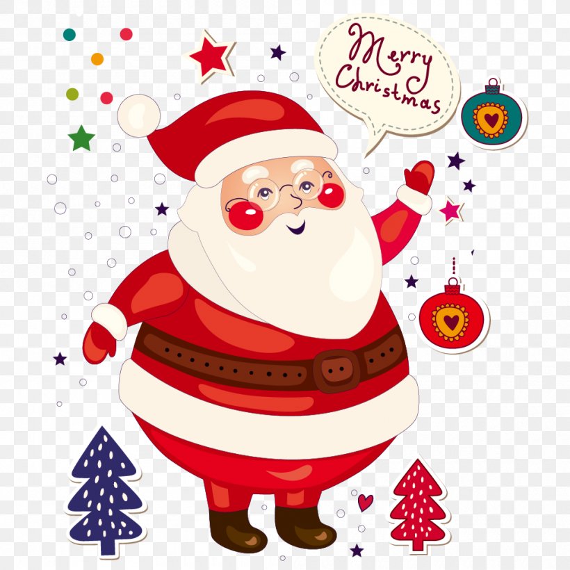 Santa Claus Christmas Card Illustration, PNG, 1000x1001px, Santa Claus, Art, Christmas, Christmas Card, Christmas Decoration Download Free