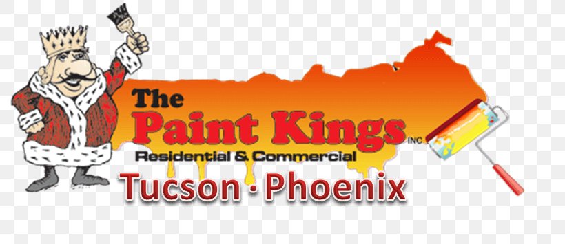 The Paint Kings Painting Logo House Painter And Decorator, PNG, 809x355px, Painting, Advertising, Arizona, Art, Banner Download Free
