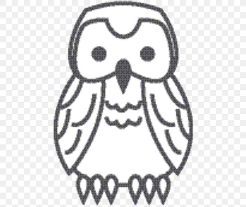 Bird Line Art, PNG, 483x688px, Owl, Beak, Bird, Bird Of Prey, Blackandwhite Download Free