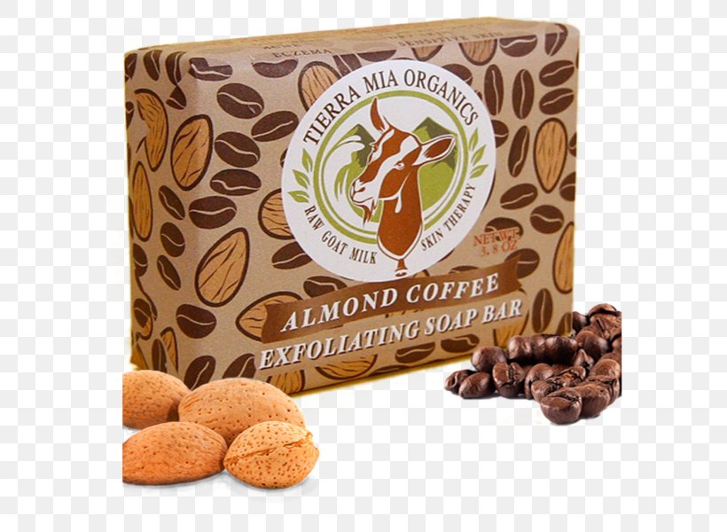 Coffee Exfoliation Soap Almond Milk, PNG, 600x600px, Coffee, Almond, Arabica Coffee, Confectionery, Epidermis Download Free