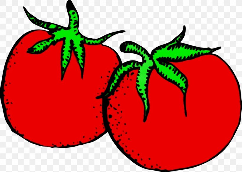 Tomato, PNG, 960x683px, Watercolor, Fruit, Leaf, Nightshade Family, Paint Download Free