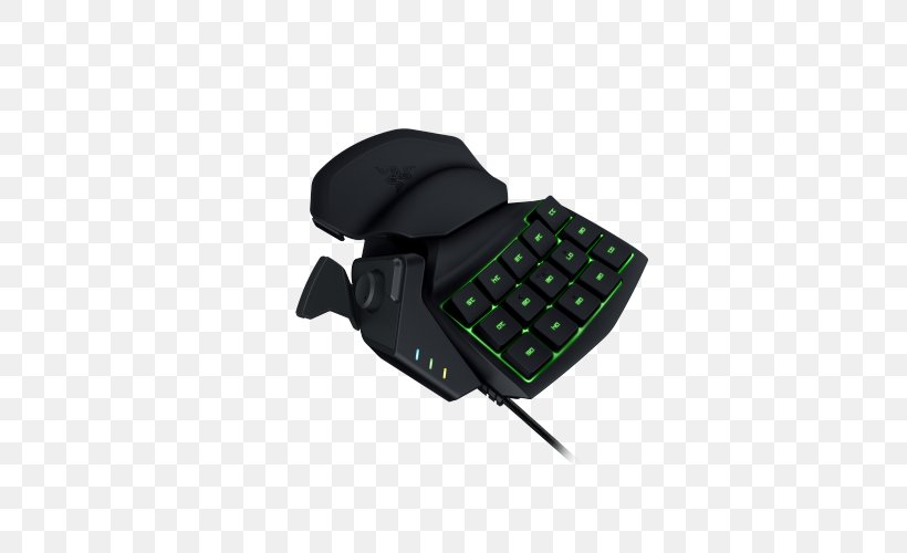 Computer Keyboard Razer Tartarus Chroma Gaming Keypad USB Gaming Keyboard Razer Tartarus V2 Ergonomic, PNG, 500x500px, Computer Keyboard, Computer, Computer Component, Electronic Device, Game Controllers Download Free