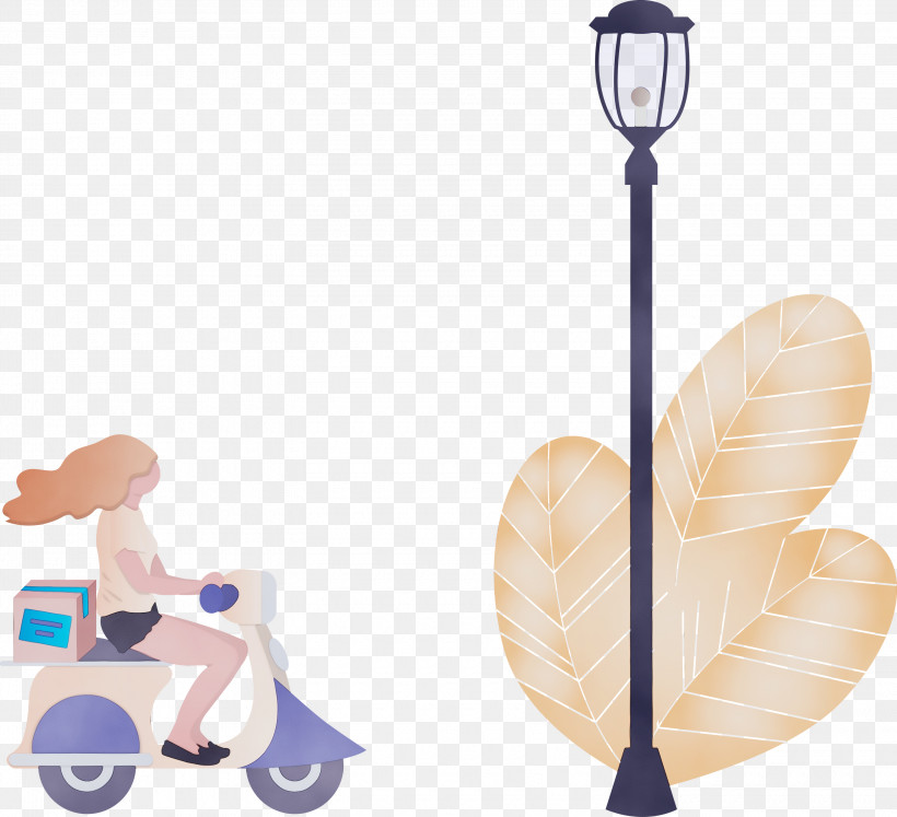 Drawing Cartoon Icon Scooter Logo, PNG, 3000x2736px, Street Light, Cartoon, Delivery, Drawing, Girl Download Free