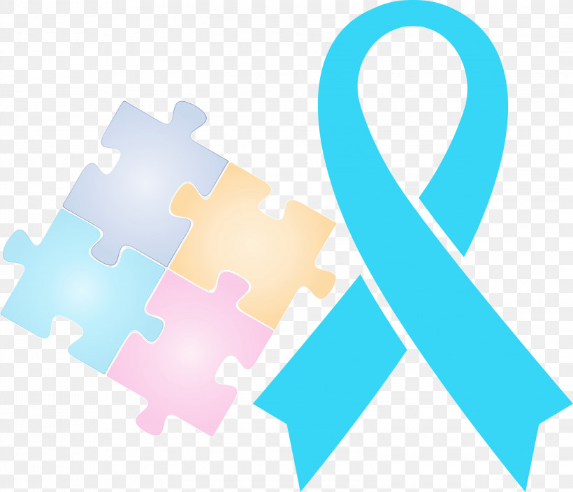 Turquoise Text Line Aqua Logo, PNG, 2999x2579px, Autism Day, Aqua, Autism Awareness Day, Line, Logo Download Free
