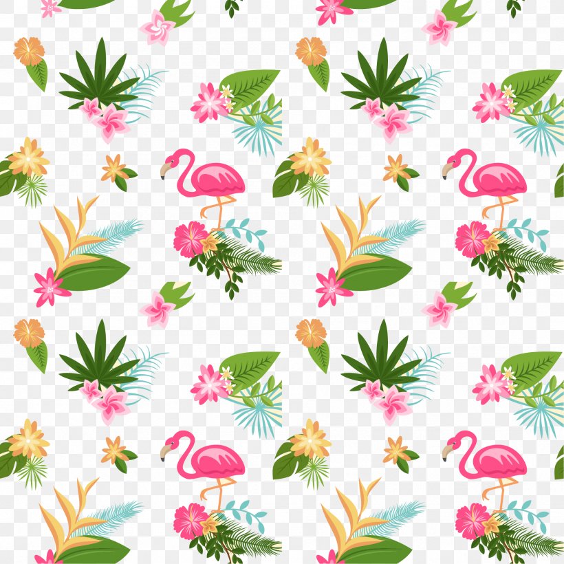 Vector Hand-painted Flamingo Background, PNG, 1893x1893px, Flamingos, Animal, Baby Shower, Birthday, Branch Download Free