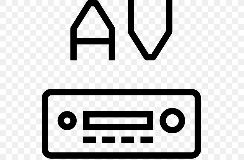 AV Receiver Radio Receiver, PNG, 540x540px, Av Receiver, Area, Black And White, Brand, Radio Receiver Download Free