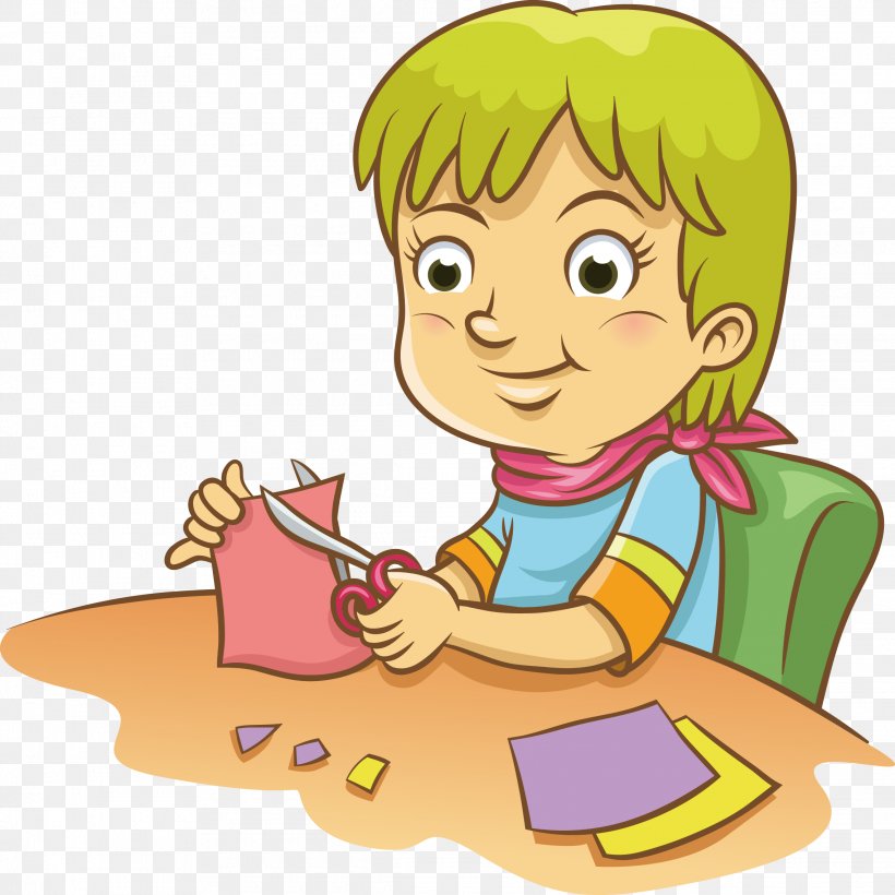Cartoon Papercutting, PNG, 2275x2276px, Cartoon, Art, Boy, Child, Facial Expression Download Free