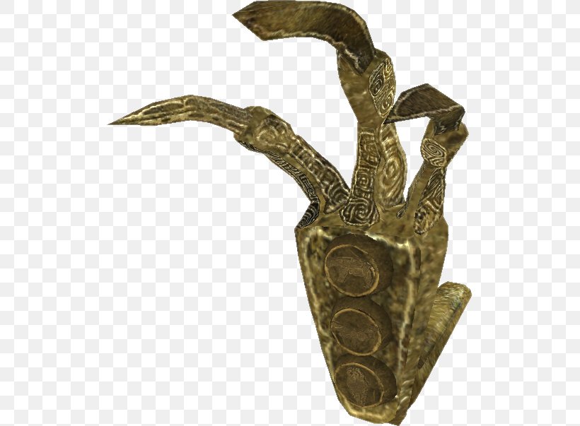 The Elder Scrolls V: Skyrim Drakan: The Ancients' Gates Claw Paper Model Video Game, PNG, 517x603px, Elder Scrolls V Skyrim, Actionadventure Game, Brass, Bronze, Cardboard Download Free