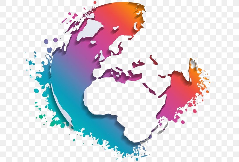 Globe Earth World Map Clip Art, PNG, 650x556px, Globe, Earth, Magenta, Map, World Download Free
