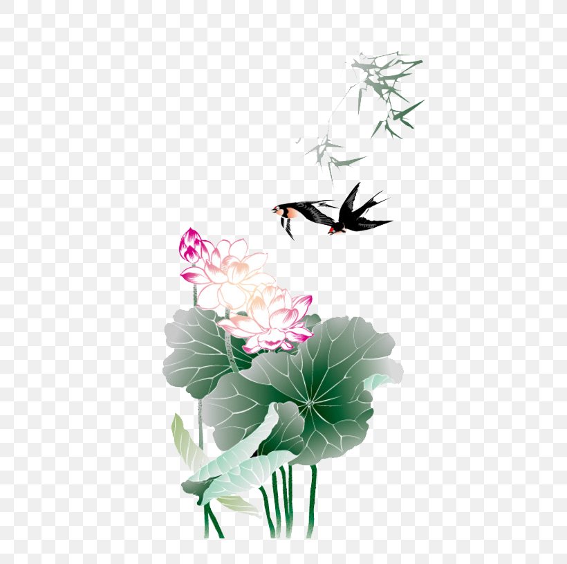 Lotus Nelumbo Nucifera Euclidean Vector Download, PNG, 566x815px, Lotus, Art, Butterfly, Cut Flowers, Flora Download Free