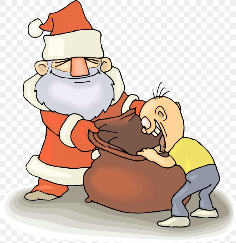 Ded Moroz Santa Claus Gift Clip Art, PNG, 963x994px, Ded Moroz, Animation, Bag, Cartoon, Christmas Download Free