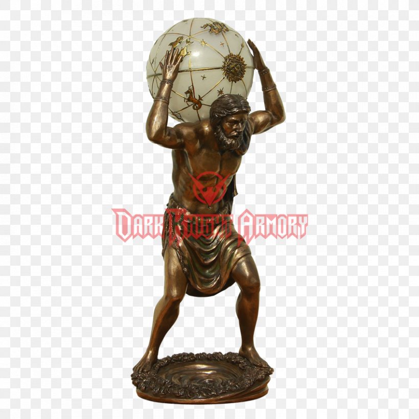 Atlas Greek Mythology Globe Titan Zeus, PNG, 850x850px, Atlas, Brass, Bronze, Bronze Sculpture, Celestial Globe Download Free