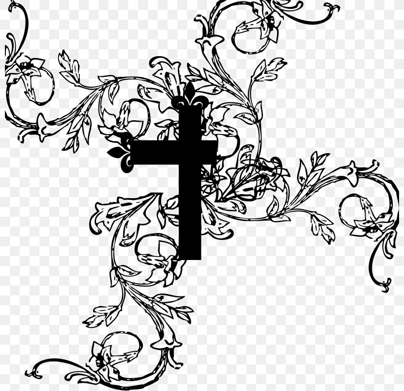 Christian Cross Crucifix Clip Art, PNG, 800x794px, Cross, Art, Artwork, Black And White, Celtic Cross Download Free