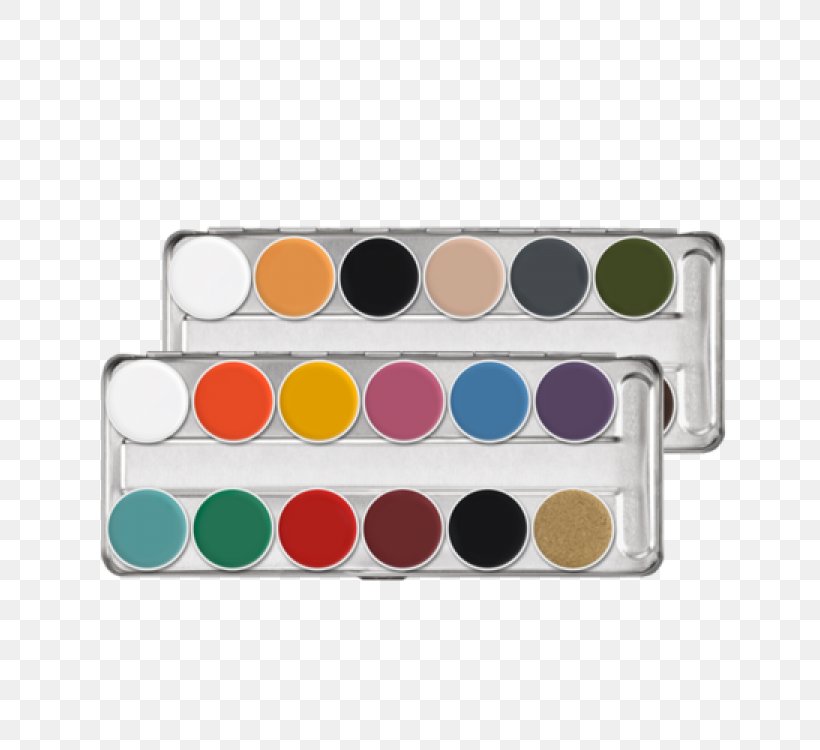 Kryolan Aquacolor Kryolan Aquacolor Cosmetics Palette, PNG, 750x750px, Kryolan, Aqua, Body Painting, Color, Color Scheme Download Free