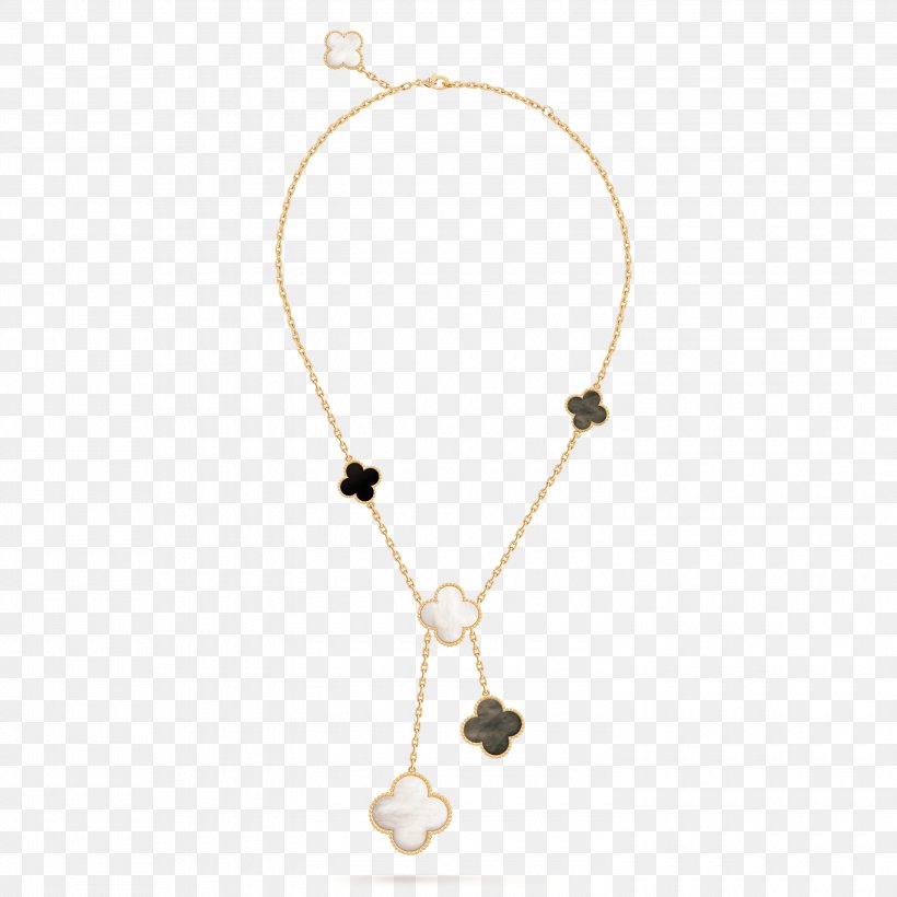 Necklace Van Cleef & Arpels Jewellery Alhambra Charms & Pendants, PNG, 3000x3000px, Necklace, Alhambra, Bijou, Body Jewelry, Chain Download Free