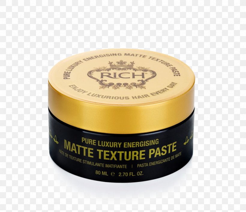 Rich Pure Luxury Man Energising Matte Texture Paste 80ml, PNG, 1024x882px, Cream Download Free
