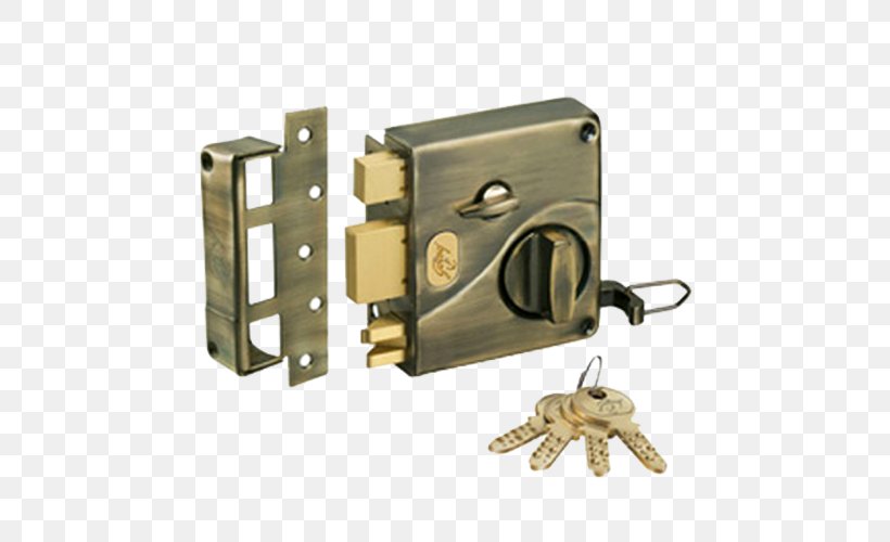 Rim Lock Window Godrej Group Door Handle, PNG, 500x500px, Lock, Brass, Cylinder, Dead Bolt, Door Download Free