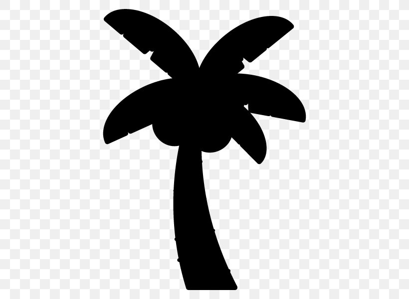 Silhouette Black And White Arecaceae Tree, PNG, 600x600px, Silhouette, African Oil Palm, Arecaceae, Black, Black And White Download Free