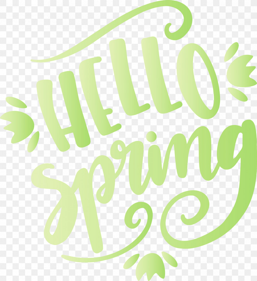 Text Font Logo, PNG, 2741x3000px, Hello Spring, Logo, Paint, Spring, Text Download Free