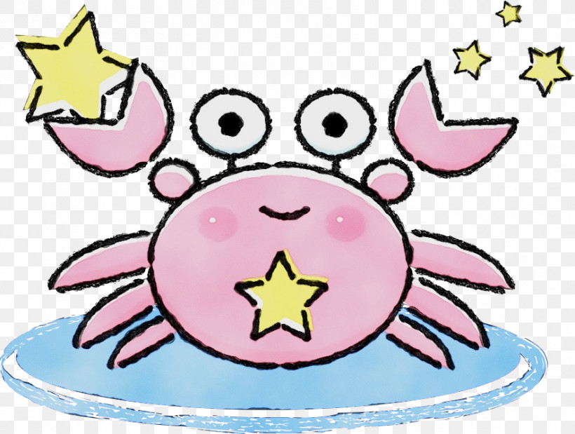 Fresh Crab Chesapeake Blue Crab Cartoon Cuteness Sticker, PNG, 887x670px, Watercolor, Cartoon, Chesapeake Blue Crab, Cuteness, Fresh Crab Download Free