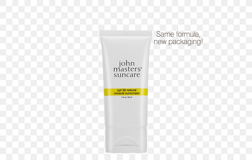 John Masters Organics Natural Mineral Sunscreen SPF 30, PNG, 570x520px, Sunscreen, Cream, Lotion, Milliliter, Moisturizer Download Free