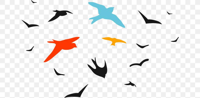 Bird Flock, PNG, 646x404px, Bird, Animal Migration, Art, Beak, Bird Migration Download Free
