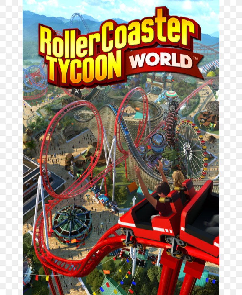 RollerCoaster Tycoon World RollerCoaster Tycoon 3 RollerCoaster Tycoon Classic Video Game, PNG, 726x1000px, Rollercoaster Tycoon World, Amusement Park, Amusement Ride, Atari, Fair Download Free