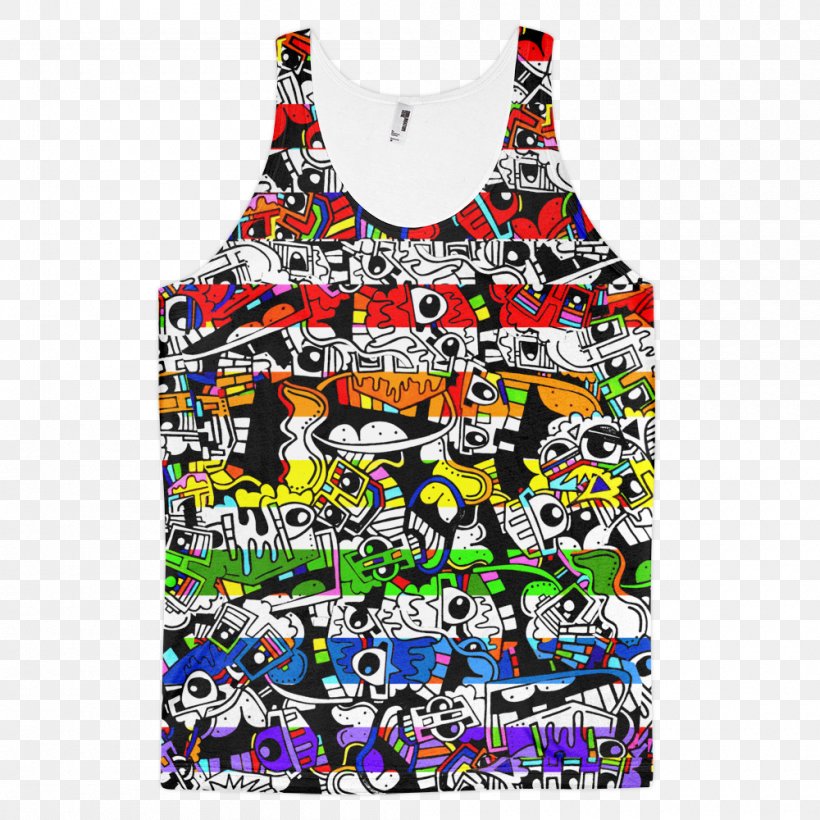 T-shirt Sleeveless Shirt Visual Arts Top Dress, PNG, 1000x1000px, Tshirt, Active Tank, Art, Artist, Arts Download Free