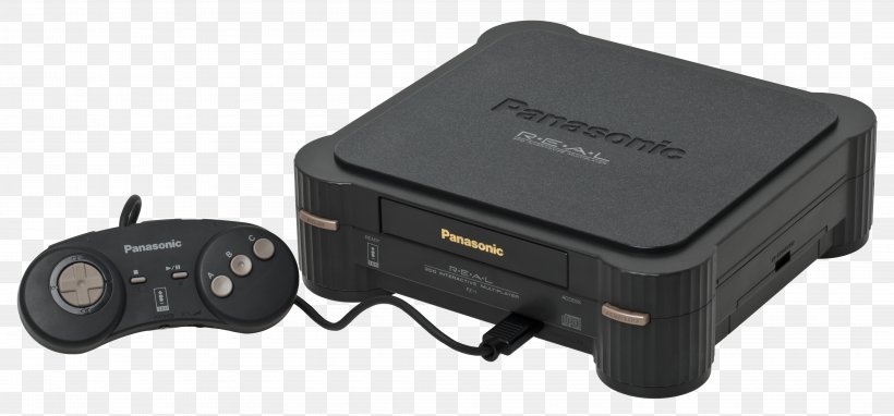 3DO Interactive Multiplayer Video Game Consoles Panasonic The 3DO Company, PNG, 4240x1980px, 3do Company, 3do Interactive Multiplayer, Camera Accessory, Electronic Device, Electronics Download Free
