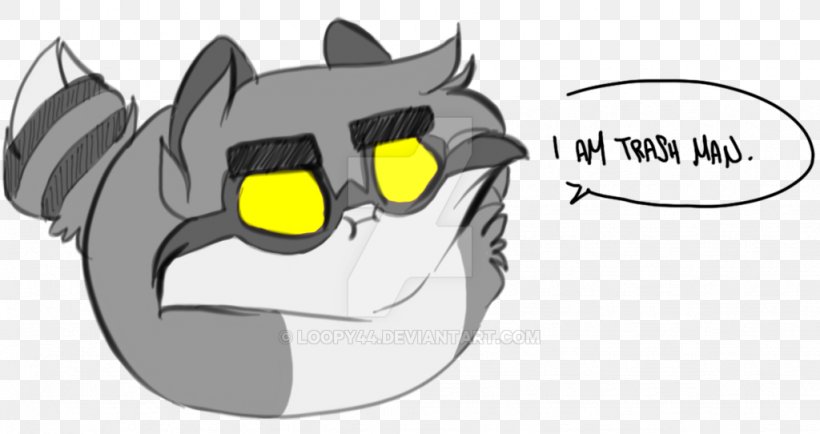 Cat I Am Trash Man Drawing Horse Art, PNG, 1024x542px, Cat, Art, Canidae, Carnivoran, Cartoon Download Free