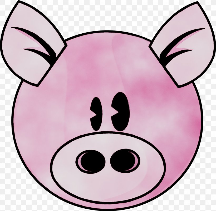 Domestic Pig Clip Art Image Drawing, PNG, 2133x2091px, Domestic Pig, Cartoon, Decorated Cookies, Drawing, Ear Download Free