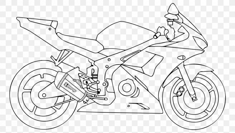 Drawing Cartoon Motorcycle Sketch, PNG, 1000x567px, Drawing, Artwork, Auto Part, Automotive Design, Bicycle Accessory Download Free