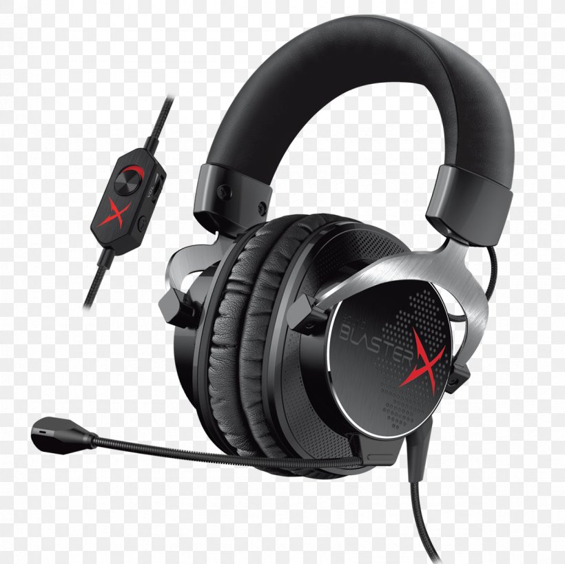 Creative Sound BlasterX H5 Headphones Creative Labs Creative Technology Creative Sound BlasterX H7 Creative Sound BlasterX H7 Gaming 7.1 Headset Für PC, MAC, Android, IOS, PS4, XBOX ONE, PNG, 1181x1181px, 71 Surround Sound, Creative Sound Blasterx H5, Analog Signal, Audio, Audio Equipment Download Free