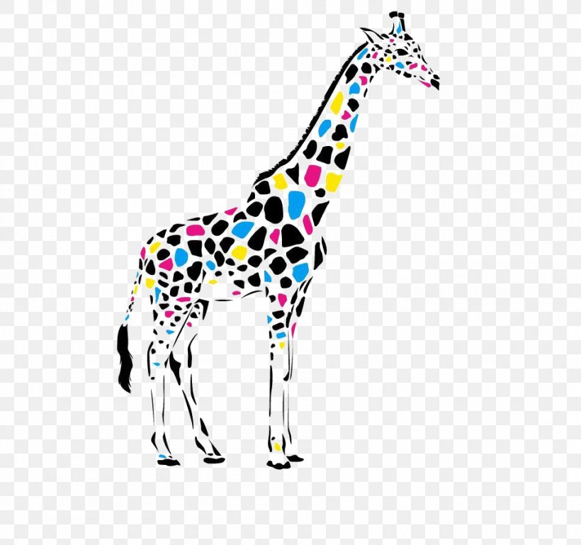 Giraffe Leopard Color Cdr, PNG, 950x892px, Giraffe, Animal Print, Cdr, Cmyk Color Model, Color Download Free